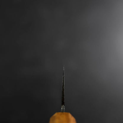 Santoku Blue Steel #2 Kurouchi Yaki-Urushi Handle 165mm