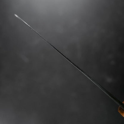 Santoku Blue Steel #2 Kurouchi Yaki-Urushi Handle 165mm