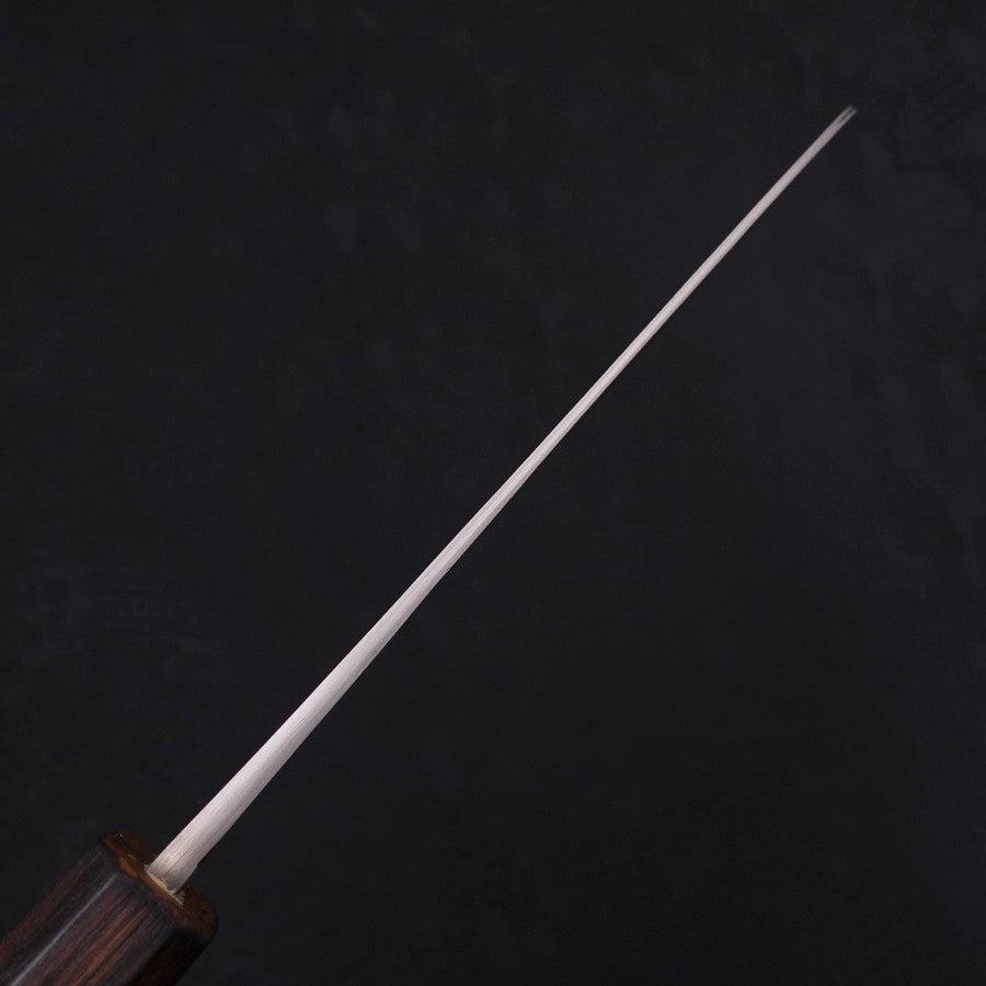 Santoku Blue Steel #2 Nashiji Stainless Clad Sumi Urushi Handle 165mm