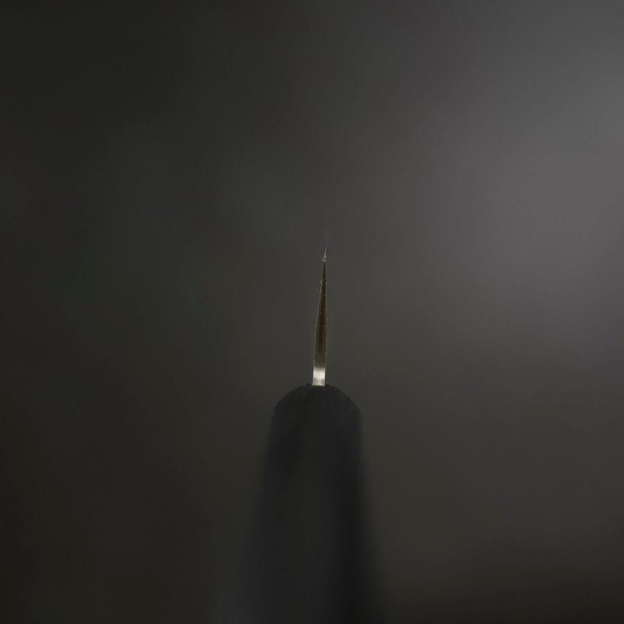 Santoku Blue Steel #2 Polished Western Handle 135mm