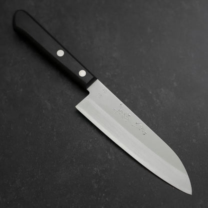 Santoku Blue Steel #2 Polished Western Handle 135mm