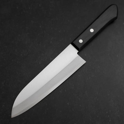 Santoku Blue Steel #2 Polished Western Handle 165mm