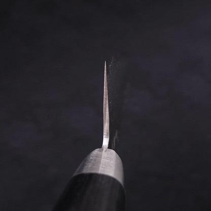 Santoku Blue Steel #2 Tsuchime Stainless Clad Western Handle 175mm