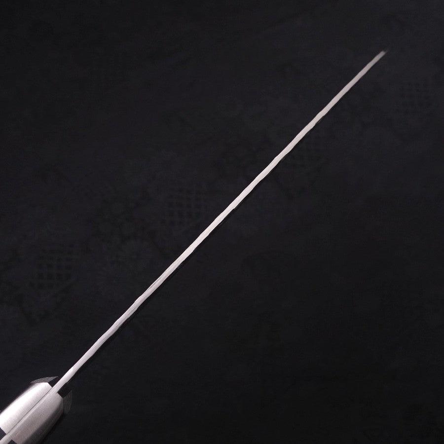 Santoku Blue Steel #2 Tsuchime Stainless Clad Western Handle 175mm