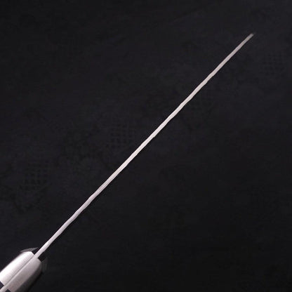 Santoku Blue Steel #2 Tsuchime Stainless Clad Western Handle 175mm