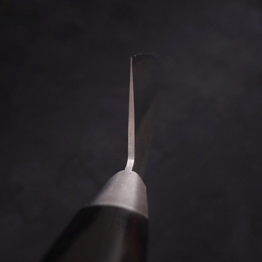 Santoku Blue Steel #2 Tsuchime Stainless Clad Western Handle 180mm