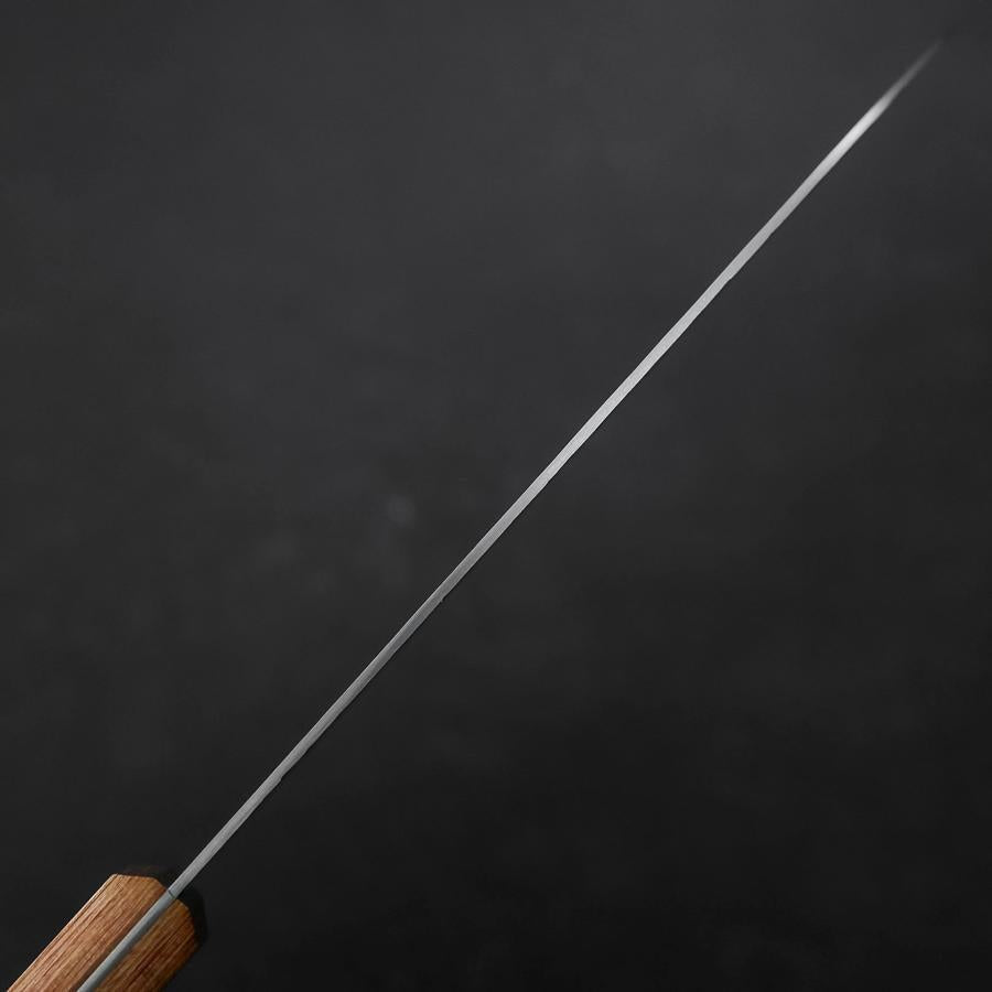 Santoku Chromax Tsuchime Brown Western Handle 165mm