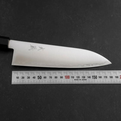 Santoku HAP-40 Polished Buffalo Ebony Handle 180mm