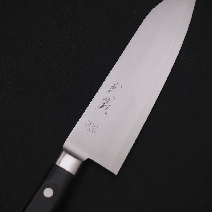 Santoku HAP-40 Polished Western Handle 170mm