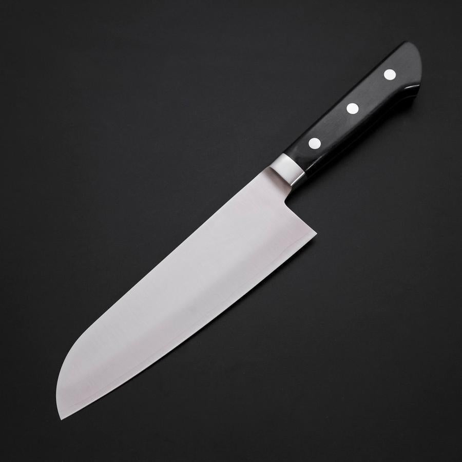 Santoku Molybdenum Polished Western Black Handle 175mm