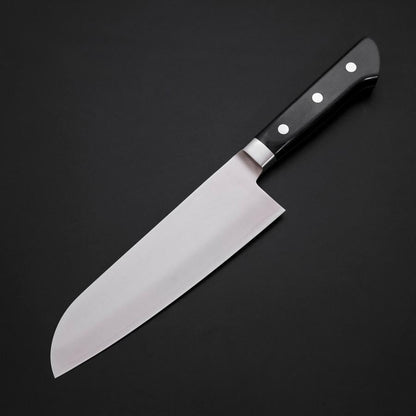 Santoku Molybdenum Polished Western Black Handle 175mm
