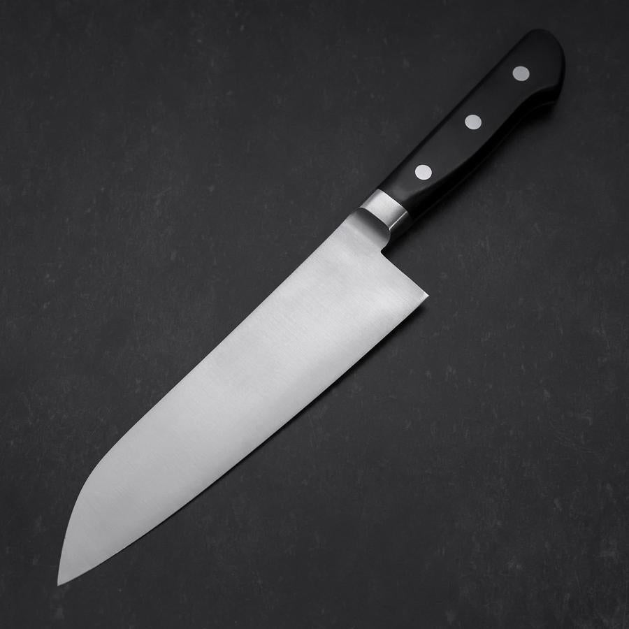 Santoku Molybdenum Polished Western Black Handle 180mm