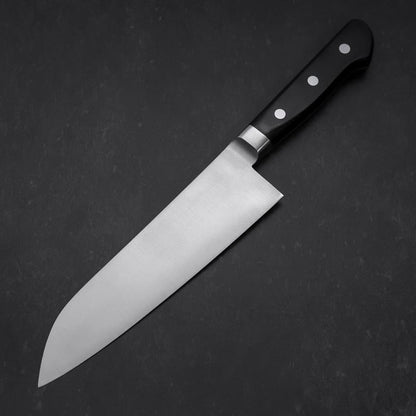 Santoku Molybdenum Polished Western Black Handle 180mm