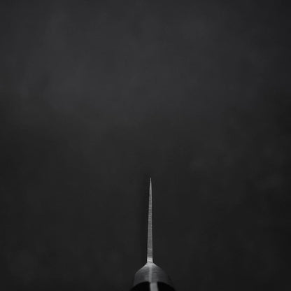 Santoku Molybdenum Polished Western Black Handle 180mm