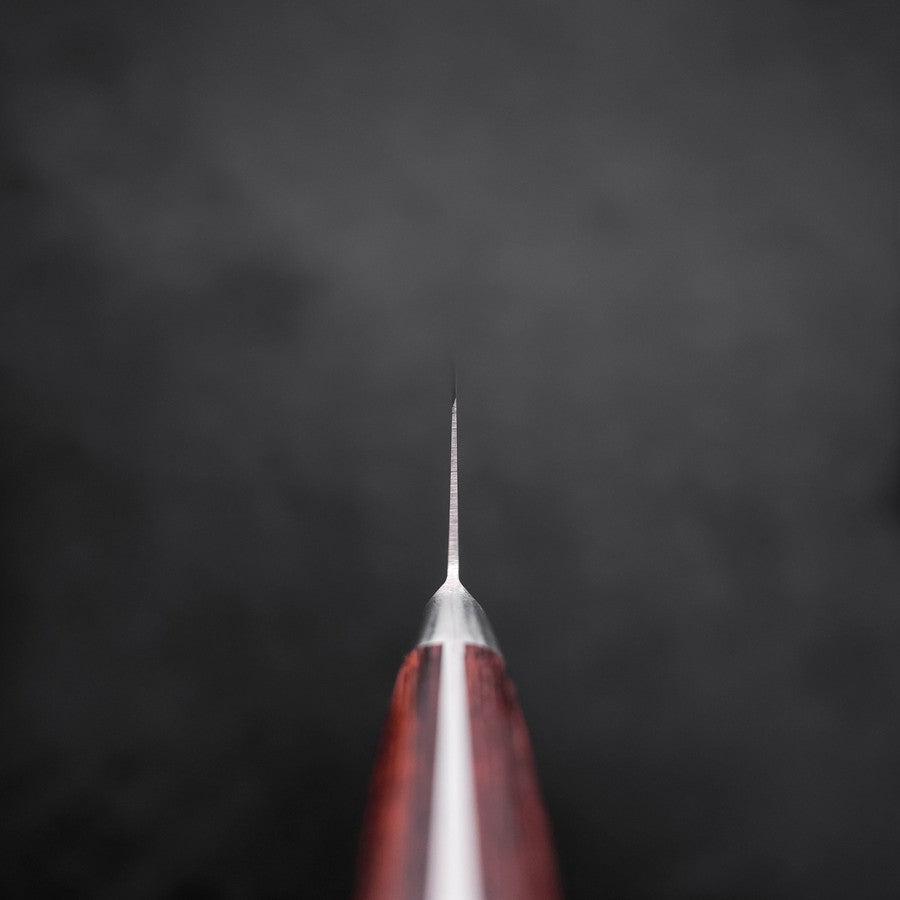 Santoku Molybdenum Polished Western Mahogany Handle 180mm