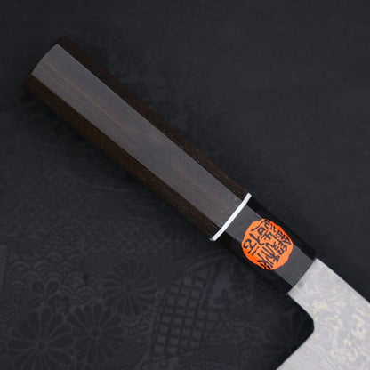 Santoku SG-2 Damascus Buffalo Ebony Handle 165mm