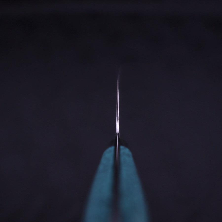 Santoku SG-2 Damascus Turquoise Green Handle 170mm