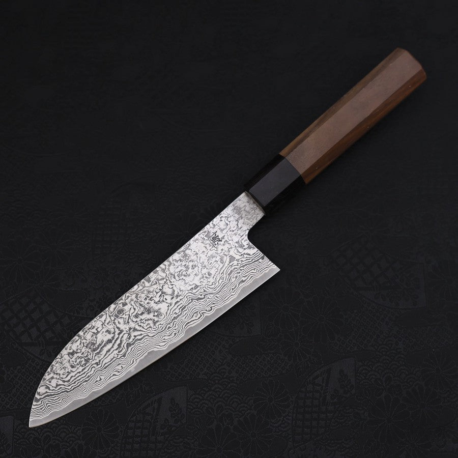 Santoku SG-2 Damascus Walnut Handle 165mm
