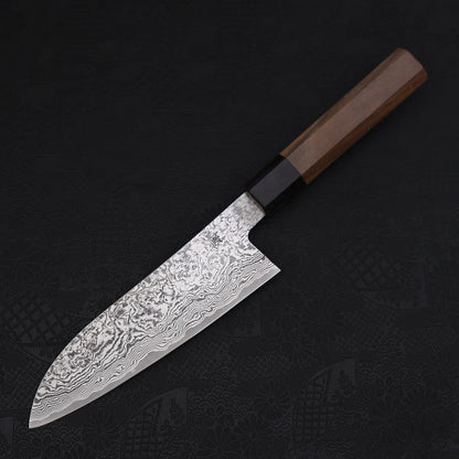 Santoku SG-2 Damascus Walnut Handle 165mm