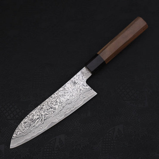 Santoku SG-2 Damascus Walnut Handle 165mm
