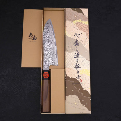 Santoku SG-2 Damascus Walnut Handle 165mm