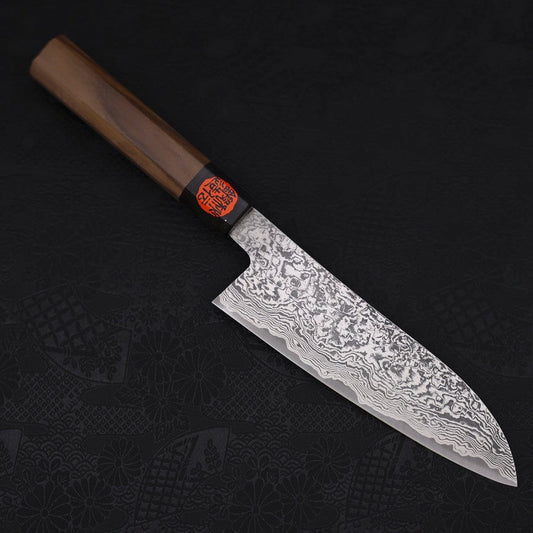 Santoku SG-2 Damascus Walnut Handle 165mm