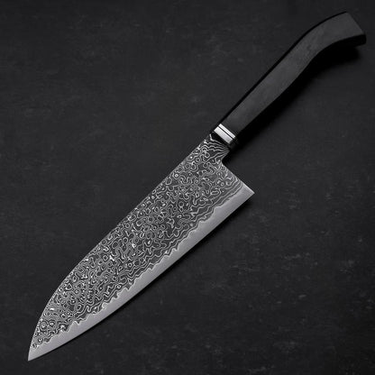 Santoku SG-2 Kurozome Damascus Ebony Handle 180mm