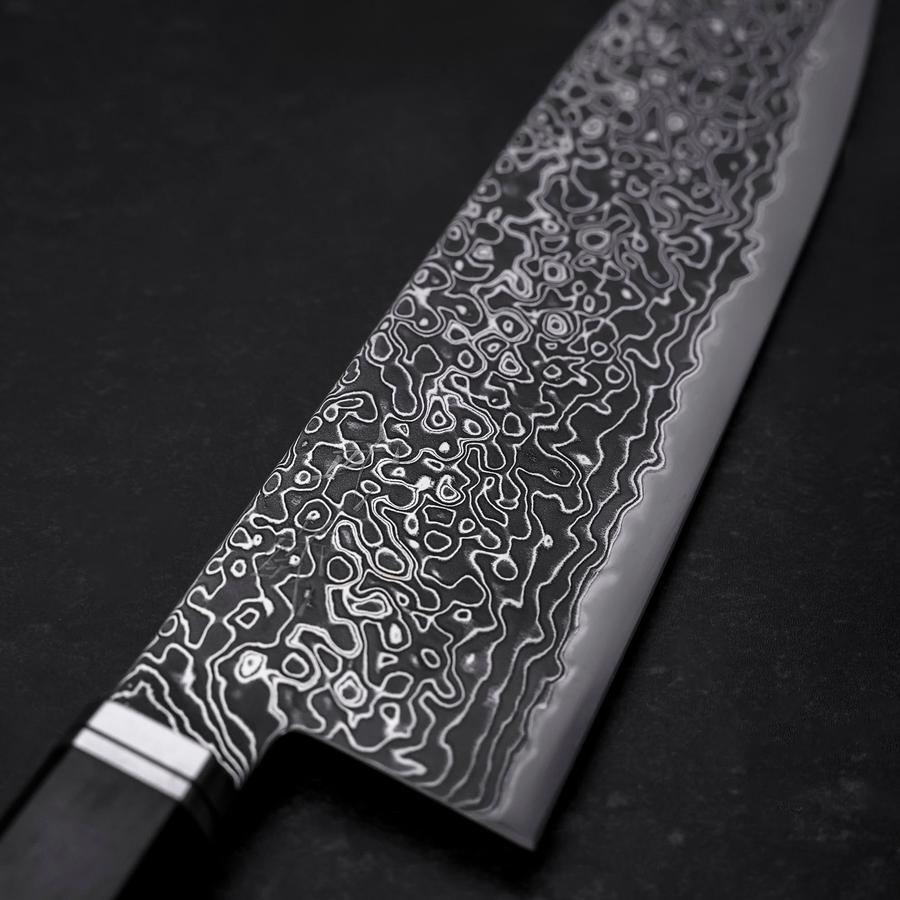 Santoku SG-2 Kurozome Damascus Ebony Handle 180mm