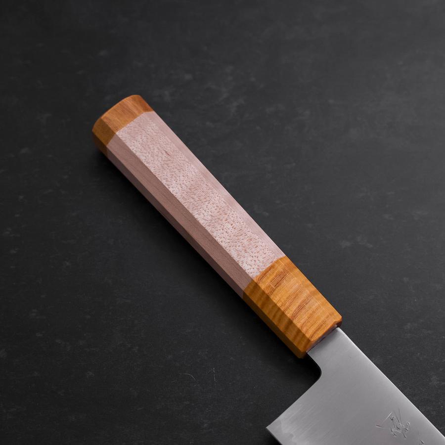 Santoku SG-2 Polished Yellow Maple Handle 180mm
