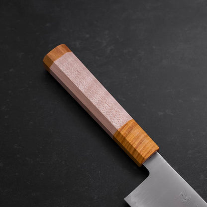 Santoku SG-2 Polished Yellow Maple Handle 180mm