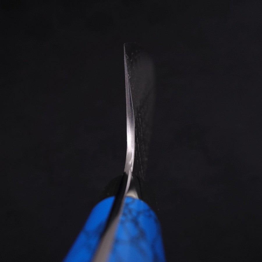 Santoku SG-2 Tsuchime Turquoise Blue Handle 170mm