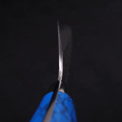 Santoku SG-2 Tsuchime Turquoise Blue Handle 170mm