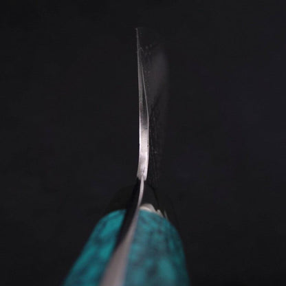 Santoku SG-2 Tsuchime Turquoise Green Handle 170mm