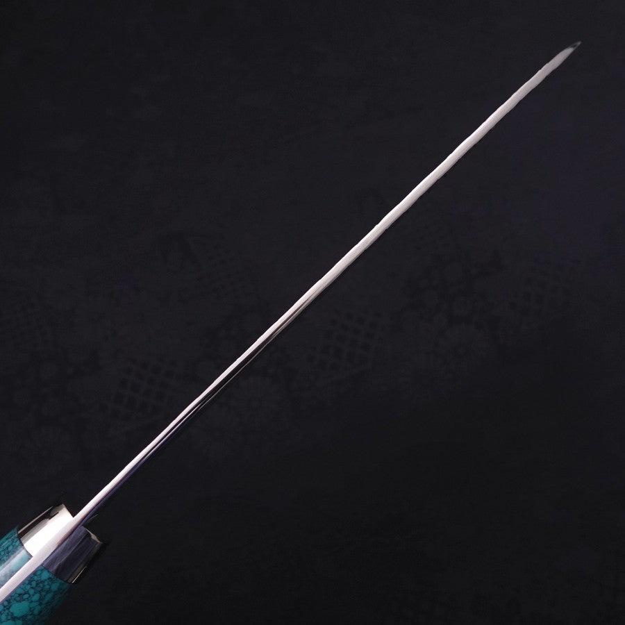 Santoku SG-2 Tsuchime Turquoise Green Handle 170mm