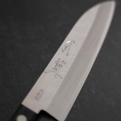 Santoku SK Steel Polished Western Black Handle 135mm