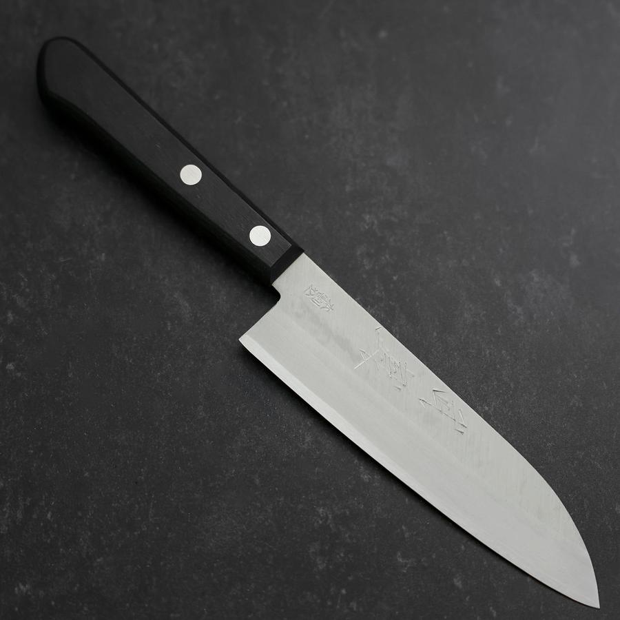 Santoku SK Steel Polished Western Black Handle 135mm