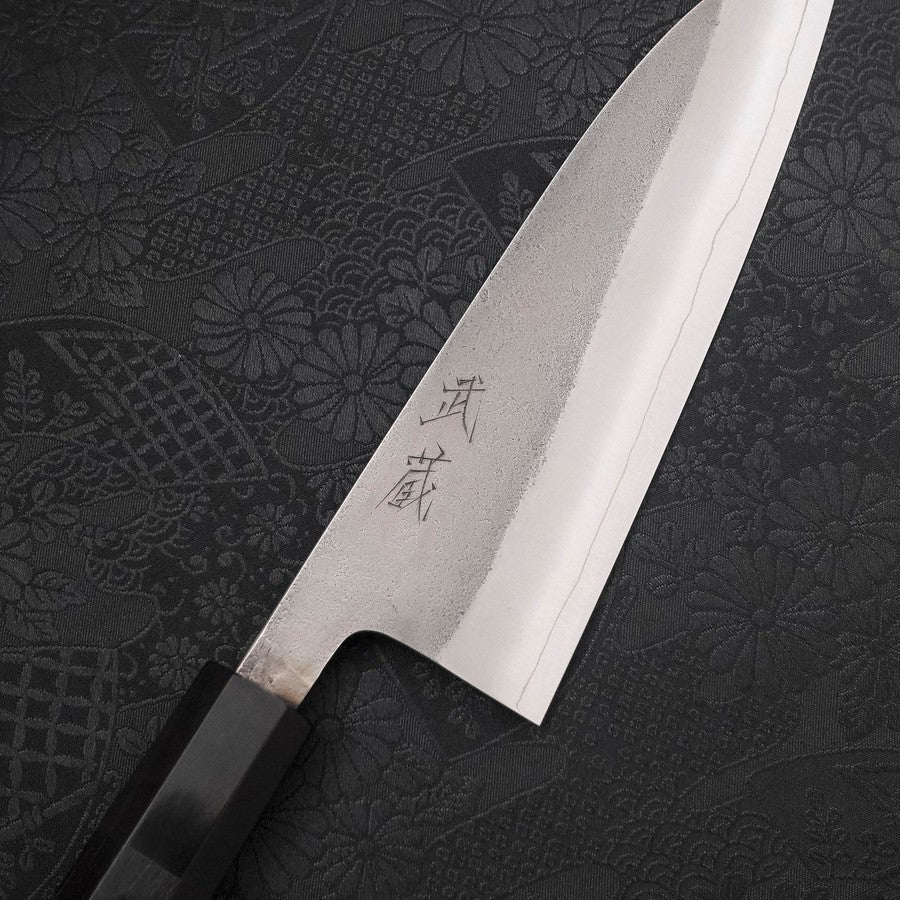 Santoku SKD11 Nashiji Ebony Handle 165mm