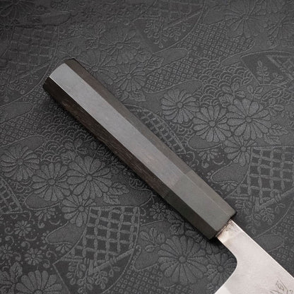 Santoku SKD11 Nashiji Ebony Handle 165mm