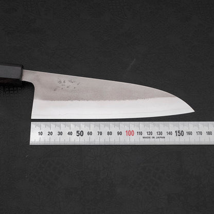 Santoku SKD11 Nashiji Ebony Handle 165mm