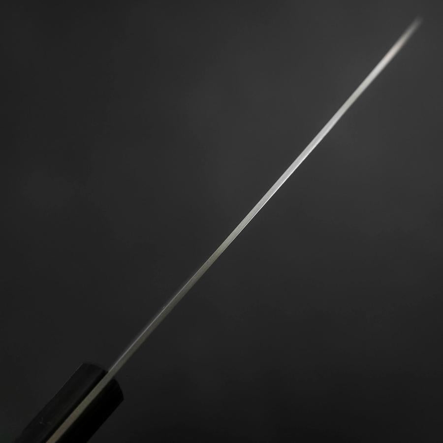 Santoku SKD12 Polished Western Black Handle 140mm