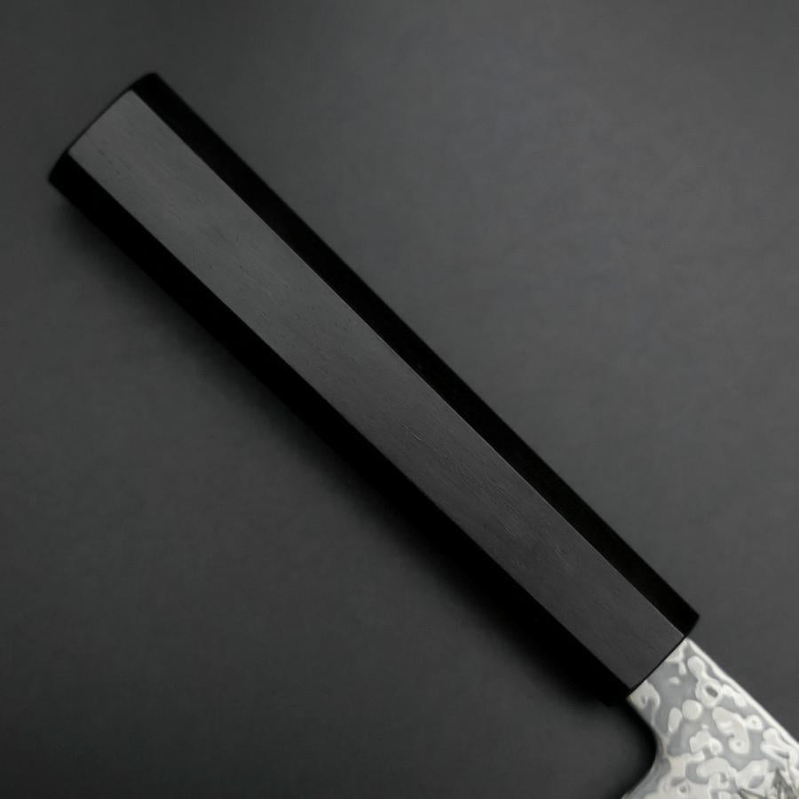 Santoku SLD Black Damascus Ebony Handle 170mm-[Musashi]-[Japanese-Kitchen-Knives]