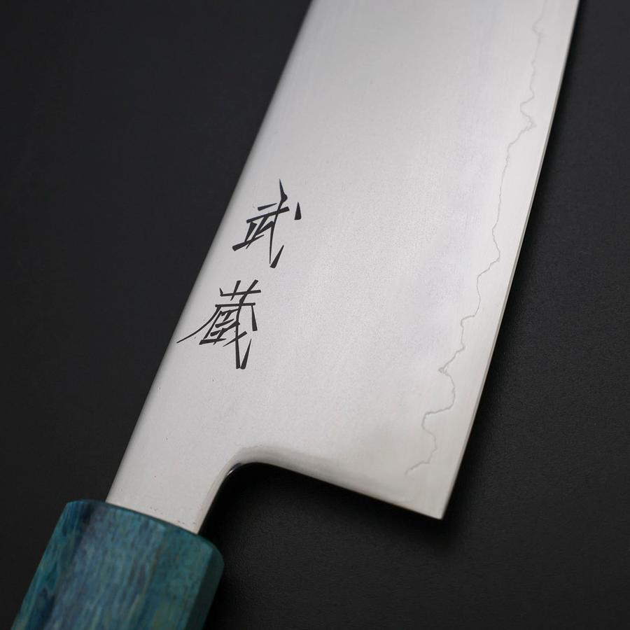 Santoku SLD Mirror Coral Shore Handle 170mm