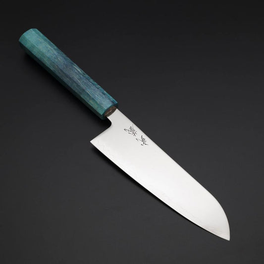 Santoku SLD Mirror Coral Shore Handle 170mm