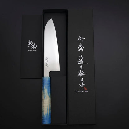 Santoku SLD Mirror Shoreline Handle 170mm