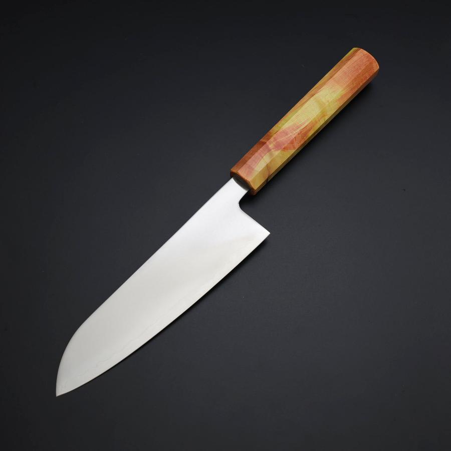 Santoku SLD Mirror Sunset Orange Handle 170mm