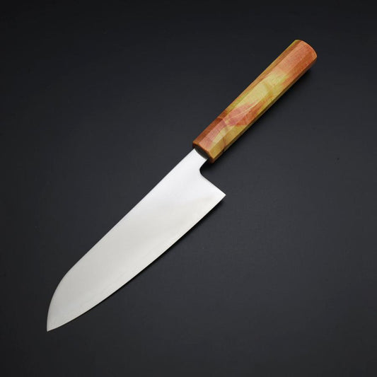 Santoku SLD Mirror Sunset Orange Handle 170mm