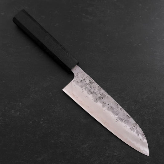 Santoku SLD Nashiji Washi Black Ishime Handle 165mm