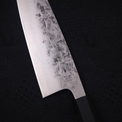 Santoku SLD Nashiji Washi Buffalo Ebony Handle 165mm