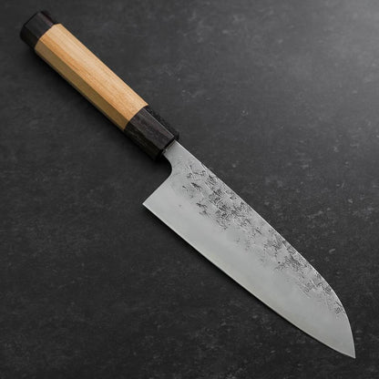 Santoku SLD Nashiji Washi Double Shitan Capped Cherry Handle  165mm
