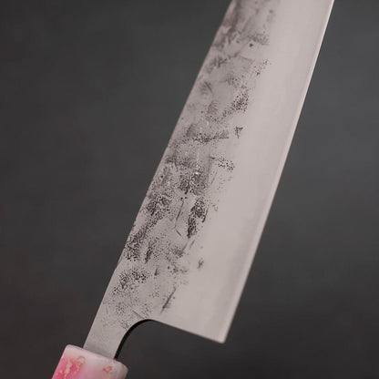 Santoku SLD Nashiji Washi Ocean Sakura Rose Gold Handle 165mm